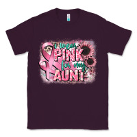 Plum i wear pink for my aunt Classic Tee - CowGirlArtShop