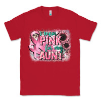Red i wear pink for my aunt Classic Tee - CowGirlArtShop