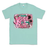 Seafoam i wear pink for my aunt Classic Tee - CowGirlArtShop