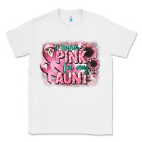 White i wear pink for my aunt Classic Tee - CowGirlArtShop