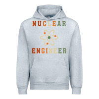 Heather Grey nuclear engineering quote Urban Hoodie - linhVisuals
