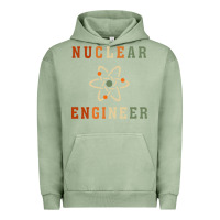 Pigment Oil Green nuclear engineering quote Urban Hoodie - linhVisuals