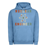 Pigment Pebble Blue nuclear engineering quote Urban Hoodie - linhVisuals