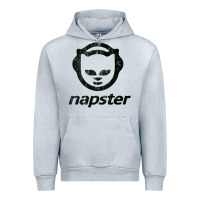 Heather Grey napster    napster Urban Hoodie - linhVisuals