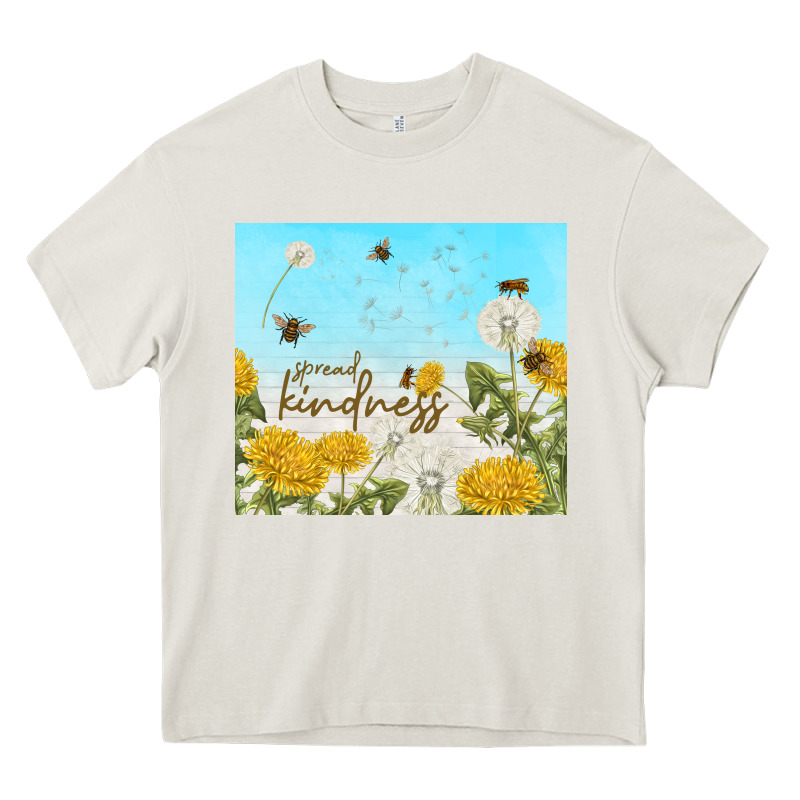 Spread Kindness With Dandelions Heavy Core Tee by TumblerDesignByShophia | Teevron