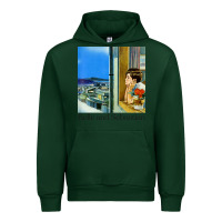Forest Green belle and sebastian 90s style fanart design Urban Hoodie - linhVisuals