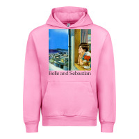 Fuchsia Pink belle and sebastian 90s style fanart design Urban Hoodie - linhVisuals