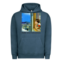 Pigment Midnight Navy belle and sebastian 90s style fanart design Urban Hoodie - linhVisuals