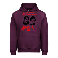 Mauve Wine baader–meinhof raf original 70s design Urban Hoodie - linhVisuals