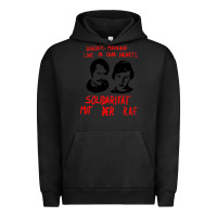 Pigment Black baader–meinhof raf original 70s design Urban Hoodie - linhVisuals