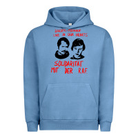 Pigment Pebble Blue baader–meinhof raf original 70s design Urban Hoodie - linhVisuals