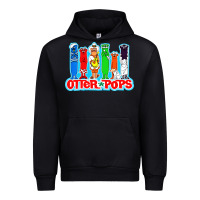 Black otter pops anime character Urban Hoodie - linhVisuals