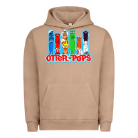 Pigment Burro otter pops anime character Urban Hoodie - linhVisuals