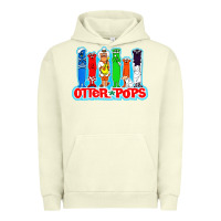 Pigment Pistachio otter pops anime character Urban Hoodie - linhVisuals