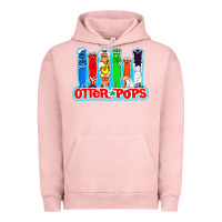 Pigment Salmon otter pops anime character Urban Hoodie - linhVisuals
