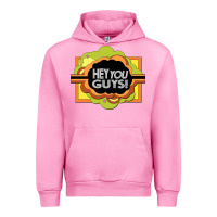 Fuchsia Pink hey you guys   the electric company Urban Hoodie - linhVisuals