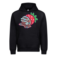 Black chocolate covered strawberry Urban Hoodie - linhVisuals