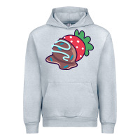 Heather Grey chocolate covered strawberry Urban Hoodie - linhVisuals