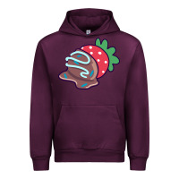 Mauve Wine chocolate covered strawberry Urban Hoodie - linhVisuals