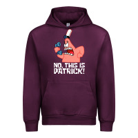 Mauve Wine no this is patrick Urban Hoodie - linhVisuals