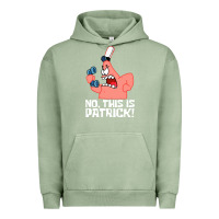 Pigment Oil Green no this is patrick Urban Hoodie - linhVisuals