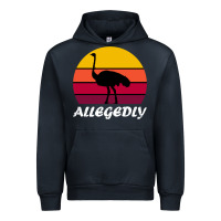 Navy retro vintage allegedly ostrich Urban Hoodie - linhVisuals