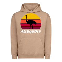 Pigment Burro retro vintage allegedly ostrich Urban Hoodie - linhVisuals