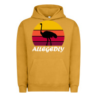 Pigment Peanut Butter retro vintage allegedly ostrich Urban Hoodie - linhVisuals