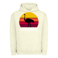 Pigment Pistachio retro vintage allegedly ostrich Urban Hoodie - linhVisuals