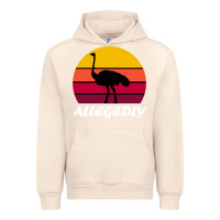 Sandshell retro vintage allegedly ostrich Urban Hoodie - linhVisuals