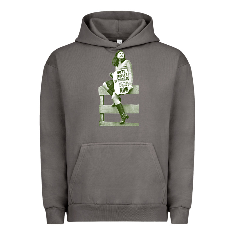 Bernadette Devlin Retro Irish Fanart Urban Hoodie by linhVisuals | Teevron