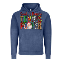 Vintage Denim Santa's Favorite Tennis Player For Christmas Vintage Hoodie - FaDigitalArtStudio