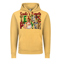 Vintage Mustard Santa's Favorite Tennis Player For Christmas Vintage Hoodie - FaDigitalArtStudio