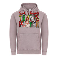 Vintage Zinc Santa's Favorite Tennis Player For Christmas Vintage Hoodie - FaDigitalArtStudio