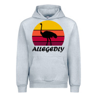 Retro Vintage Allegedly Ostrich Urban Hoodie | Teevron
