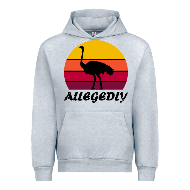 Retro Vintage Allegedly Ostrich Urban Hoodie by linhVisuals | Teevron