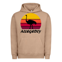 Pigment Burro retro vintage allegedly ostrich Urban Hoodie - linhVisuals