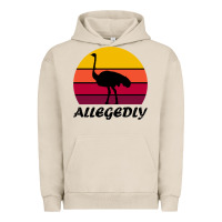 Pigment French Oak retro vintage allegedly ostrich Urban Hoodie - linhVisuals