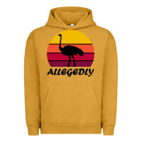 Pigment Peanut Butter retro vintage allegedly ostrich Urban Hoodie - linhVisuals