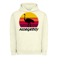 Pigment Pistachio retro vintage allegedly ostrich Urban Hoodie - linhVisuals