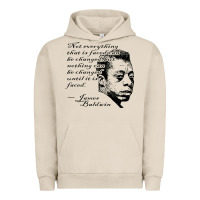 Pigment French Oak james baldwin Urban Hoodie - linhVisuals