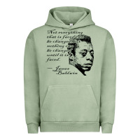 Pigment Oil Green james baldwin Urban Hoodie - linhVisuals