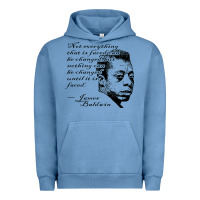 Pigment Pebble Blue james baldwin Urban Hoodie - linhVisuals