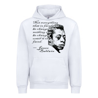 White james baldwin Urban Hoodie - linhVisuals