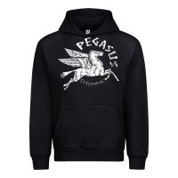 Black ivory pegasus Urban Hoodie - linhVisuals