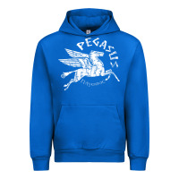 Cobalt ivory pegasus Urban Hoodie - linhVisuals