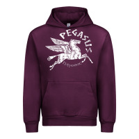 Mauve Wine ivory pegasus Urban Hoodie - linhVisuals