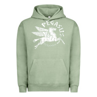 Pigment Oil Green ivory pegasus Urban Hoodie - linhVisuals