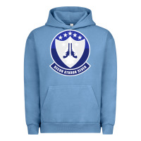 Pigment Pebble Blue ra 5c vigilante patch Urban Hoodie - linhVisuals