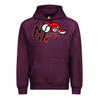 Mauve Wine jackals Urban Hoodie - linhVisuals